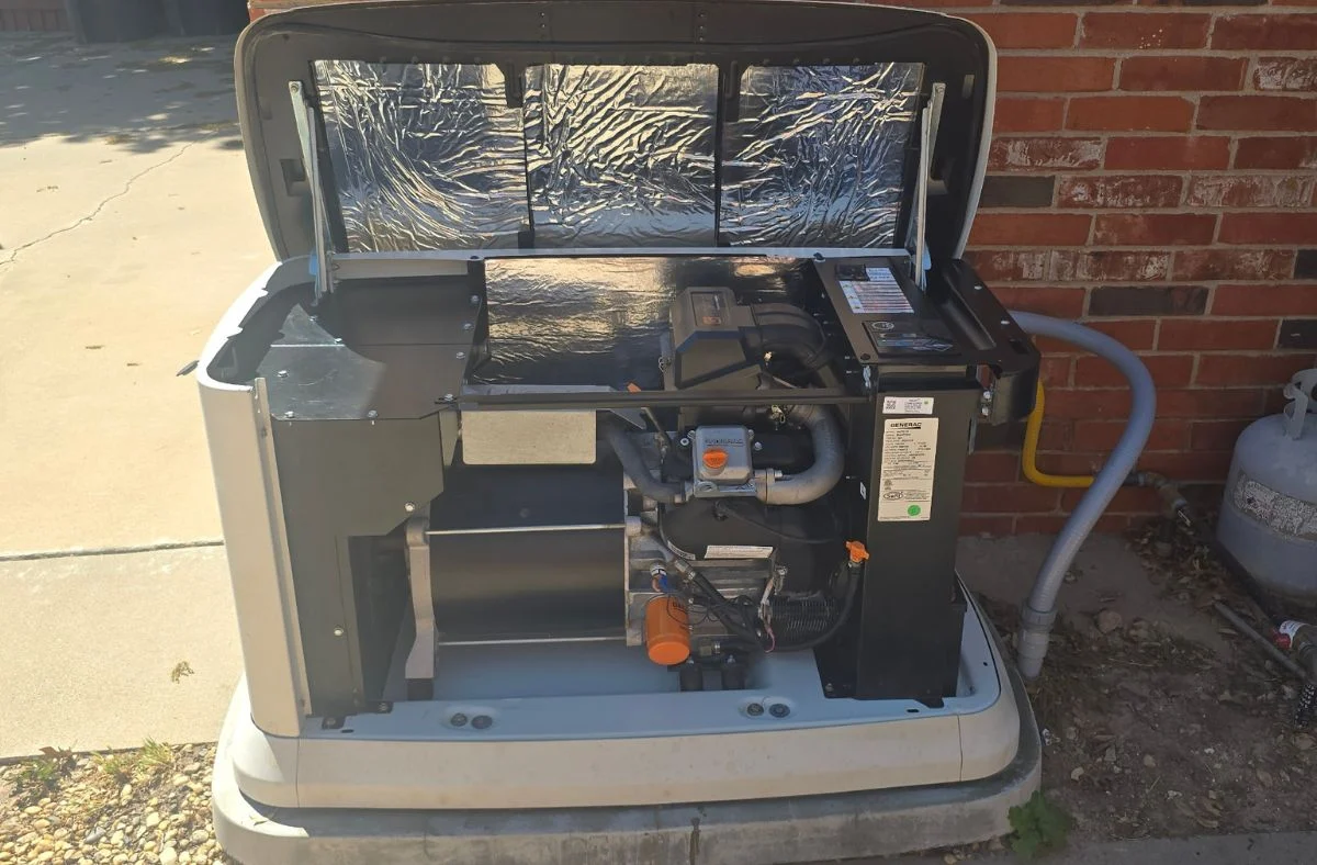 Maintenance & Inspections 3 Clean standby generator maintained by MSH Power, fully serviced and ready for reliable backup power during outages