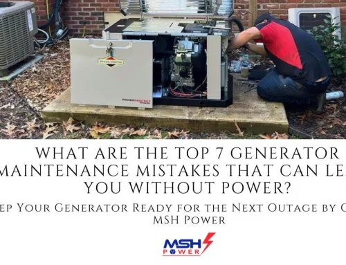 Top 7 Generator Maintenance Mistakes